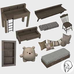 Annie kid bedrom set (2020) logo