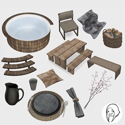 Annie outdoor dining set (2020)