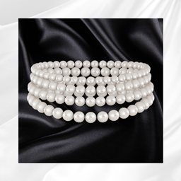 Four Strand Pearl Choker