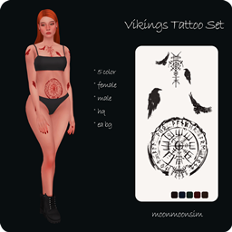 Vikings Tattoo Set logo