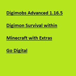 Digimobs Advanced Adventure - Minecraft Modpacks - CurseForge