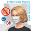  FinJingSims - Street Civic Policy Wear Surgical Mask logo