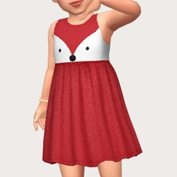 evie dress - toddler logo