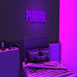 Purr + Lil Baddie Neon Lights logo
