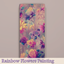 Rainbow Flowers Painting logo