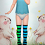 Toddlers Stockings Stripes logo