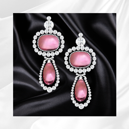 Swedish Pink Earrings