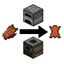 Smelt flesh to leather logo