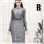 Duchess of XIX - Houndstooth Pattern Midi Coat Dress logo