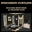 Indecision Curtains - Both Sizes - 40 Colours logo