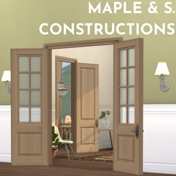 MAPLE & S. CONSTRUCTIONS pt.3 - doors - by charly pancakes logo