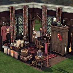 Gryffindor inspired bedroom