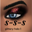 Glittery smokey eye / Eyeshadow logo