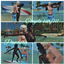 Couple surfing logo