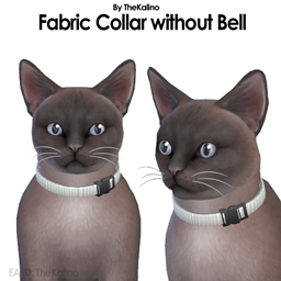 Fabric Collar Without Bell