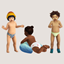 Pitter Patterned Diapers logo