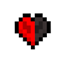 Half a hearth logo