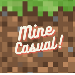 MineCasual A Casual Minecrat logo