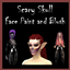 Scary Skull Face Paint and Blush logo