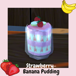 Strawberry- Banana Pudding