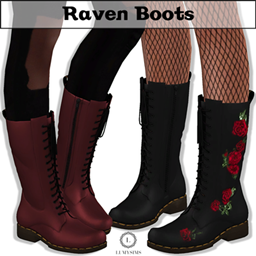 RAVEN BOOTS logo