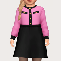 sofya dress - toddler logo