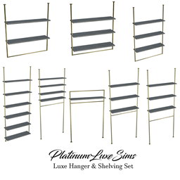 Luxe Hanger & Shelving Set