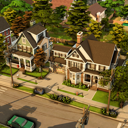 Suburban Double Houses
