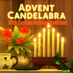 Functional Advent Candelabra (with holiday tradition) logo