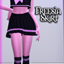 Freesia Pleated Skirt (Distorted Dusk Collection) logo