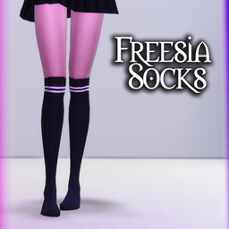 Freesia Socks (Distorted Dusk Collection)