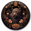 Leopard Round Dance Rug #9 Samtuse963 logo
