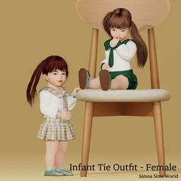 Infant Tie Outfit - female