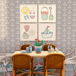 Cute Sea Framed Prints