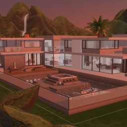 Celebrity Beach Villa (Base Game +CC)