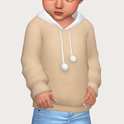 bunny hoodie - toddler logo