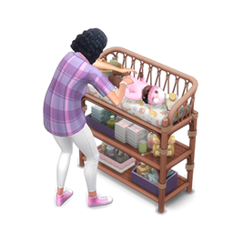 Functional Baby Diaper Changer Table logo