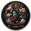 Classic Bird Round Dance Rug #24 Samtuse963 logo