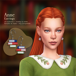 Anne Earrings - Gallery - The Sims 4 Create a Sim - CurseForge