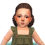 Infant Curly Low Pony Hair logo