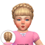 Infant Dutch Braid Crown Hair logo