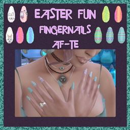 Easter Fun Fingernails AF-TE - The Sims 4 Create a Sim - CurseForge