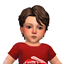 Infant Parted Wavy Hair logo