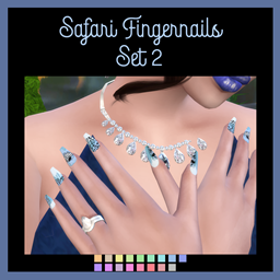 Safari Fingernails Set 2 - AF-TE logo