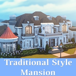 Traditional Style Mansion by Simsational Builds logo