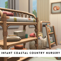 Coastal Country Infant Nursery