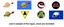 Lego Space Flags logo