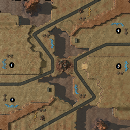 (4) Cruce de caminos (melee map)