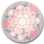 Pastel Flower Round Dance Rug #1 Samtuse963 logo