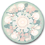 Pastel Flower Round Dance Rug #3 Samtuse963 logo